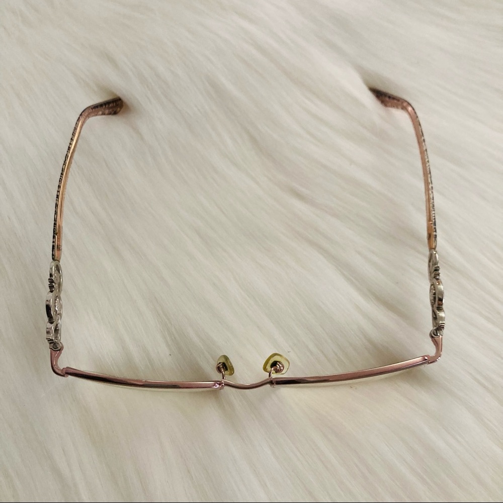 🌀Versace VE1199 Metal Frame Rose Gold Eyeglasses - Picture 6 of 11